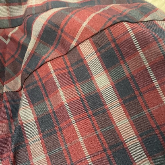 Rag & Bone Cropped Red Plaid Pant 8 - Picture 2 of 8